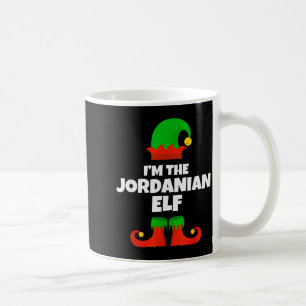 I'm The Jordanian Elf Family Pajama Christmas Funn Coffee Mug