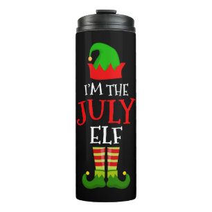I'm The July Elf Matching Family Christmas In July Thermal Tumbler