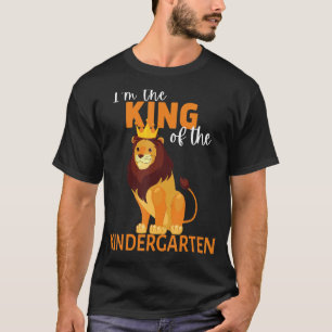 I'm The King Of The Kindergarten Lion Back To Sch T-Shirt