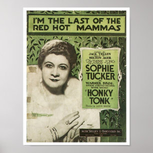 I'm The Last Of The Red Hot Mamas Songbook Cover Poster