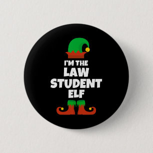 I'm The Law Student Elf Family Pajama Christmas Fu 6 Cm Round Badge