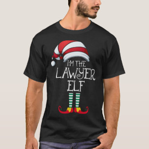 I'm The Lawyer Elf Family Matching Christmas Gift T-Shirt