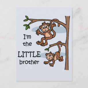 I'm the Little Brother postcard