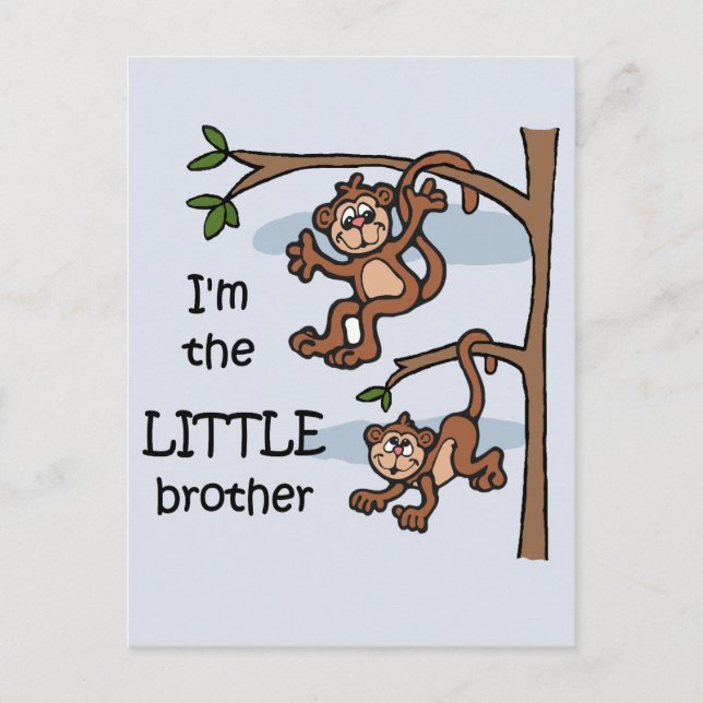 I'm the Little Brother postcard (Front)