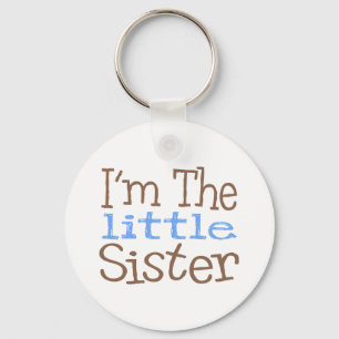 I'm The Little Sister (Blue) Key Ring