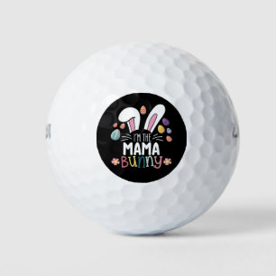 I'm The Mama Mum Bunny Easter Family Matching Golf Balls