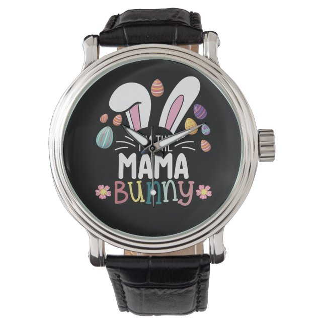 I'm The Mama Mum Bunny Easter Family Matching Watch (Front)