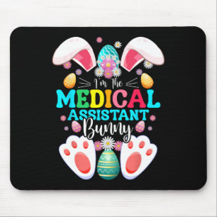 I'm The Medical Istant Bunny Easter Day Rabbit Mat Mouse Mat