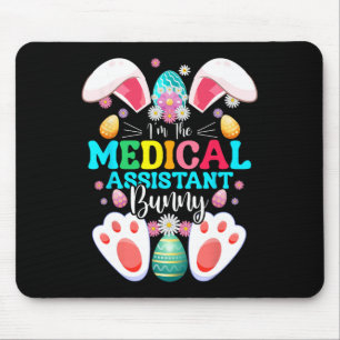 I'm The Medical Istant Bunny Easter Day Rabbit Mat Mouse Mat