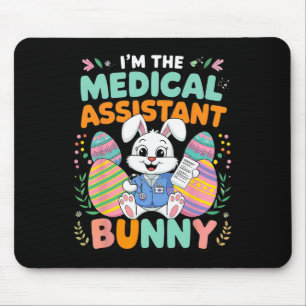 I'm The Medical Istant Bunny Easter Fun Mouse Mat
