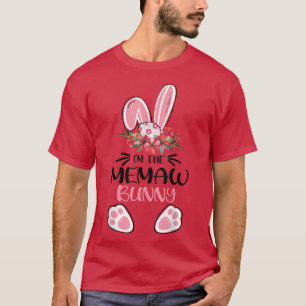 I'm The Memaw Bunny Cute Easter Day Family Matchin T-Shirt