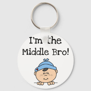 I'm the Middle Bro Tshirts and Gifts Key Ring