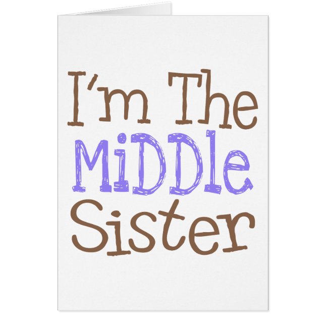 I'm The Middle Sister (Purple) (Front)