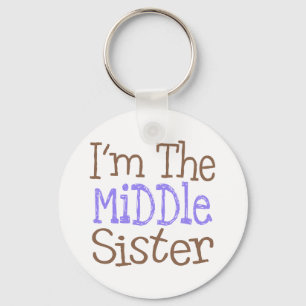 I'm The Middle Sister (Purple) Key Ring