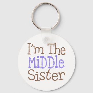 I'm The Middle Sister (Purple) Key Ring
