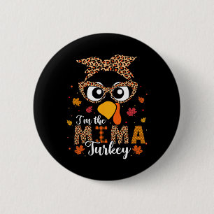 I'm The Mima Turkey Matching Family Thanksgiving 2 6 Cm Round Badge
