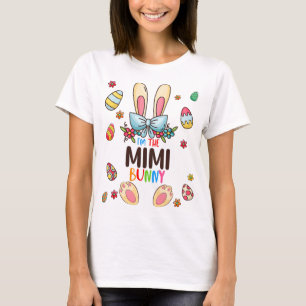 I'm The MIMI Bunny Easter Day Matching Family Egg T-Shirt