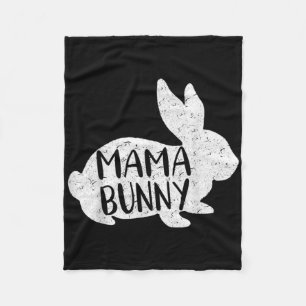 I'm The Mimi Bunny Easter Funny Easter Mother's Da Fleece Blanket