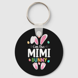 I'm The Mimi Bunny Matching Family Easter Key Ring