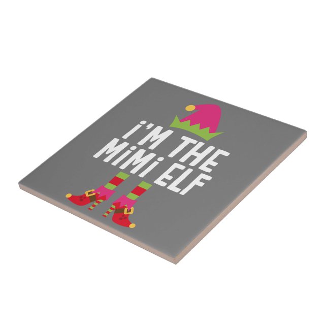 I'm The Mimi Elf Matching Christmas Costume Tile (Side)