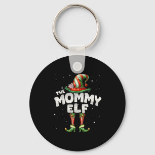 I'm The Mommy Elf Family Matching Group Christmas  Key Ring