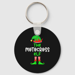 I'm The Motocross Elf Dirt Bike Christmas Matching Key Ring