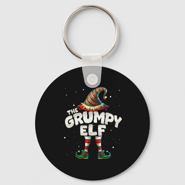 I'm The Mpy Elf Family Matching Group Christmas  Key Ring (Front)