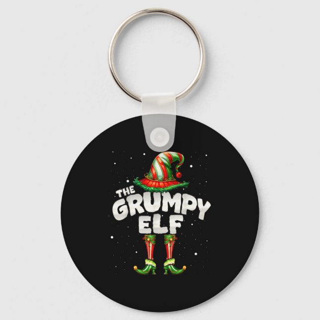 I'm The Mpy Elf Family Matching Group Christmas  Key Ring (Front)