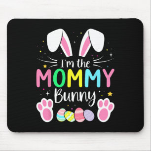 Im The Mummy Bunny Funny Matching Easter Family Mouse Mat