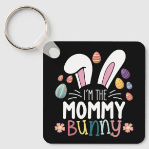 I'm The Mummy Mum Bunny Easter Family Matching Key Ring