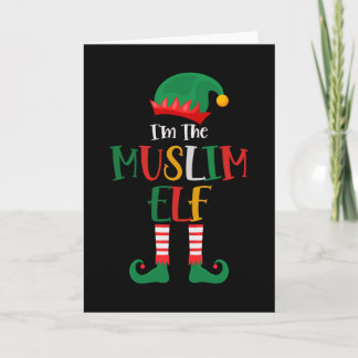 Im The Muslim Elf Matching Christmas Card