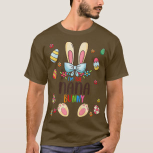 I'm The Nana Bunny Easter Day Matching Family Egg T-Shirt