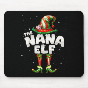 I'm The Nana Elf Family Matching Group Christmas Mouse Mat