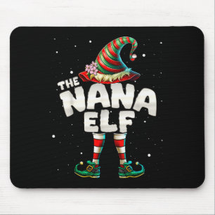 I'm The Nana Elf Family Matching Group Christmas Mouse Mat