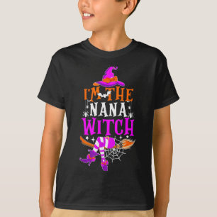 I'm The Nana Witch Shirt Funny Halloween Family Ma