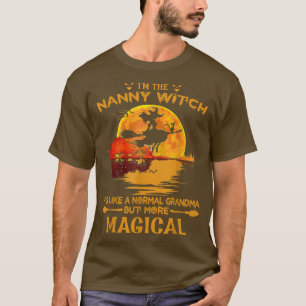 I'm The Nanny Witch  Like A Normal Grandma Hallowe T-Shirt