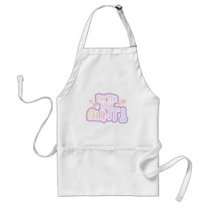 I'm the New Aunt - Shades of Pink Standard Apron