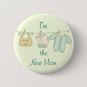 I'm the New Mum 6 Cm Round Badge