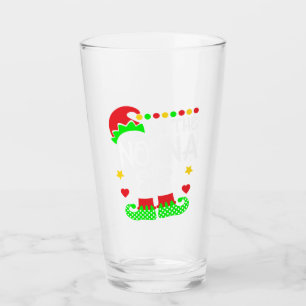 I'm The Nonna Elf Shirt Christmas Family Elf Costu Glass