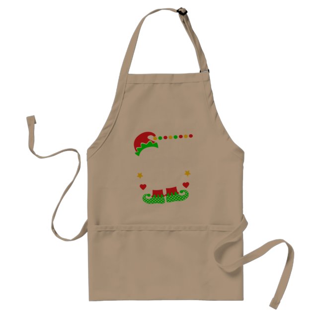 I'm The Nonna Elf Shirt Christmas Family Elf Costu Standard Apron (Front)