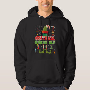 I'm The Obstetrical Nurse Elf Christmas Suit Sweat Hoodie