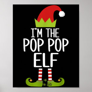I'm The P P Elf Shirt Matching Christmas Family S_ Poster