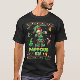 I'm The Pappous Elf Dabbing Family Merry Christmas T-Shirt