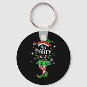 I'm The Party Elf Cute Family Christmas Matching Key Ring
