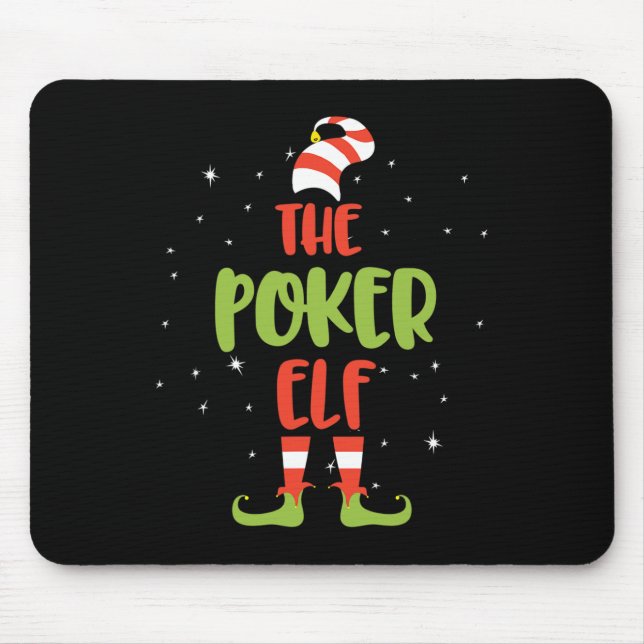 I'm The Poker Elf  Mouse Mat (Front)