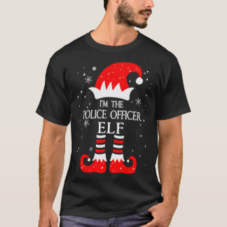 I'm The Police Officer Elf Matching Family Group C T-Shirt
