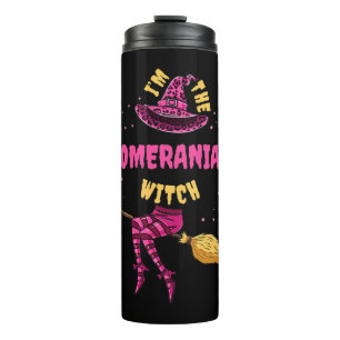 Im The Pomeranian Witch Halloween Matching   Thermal Tumbler