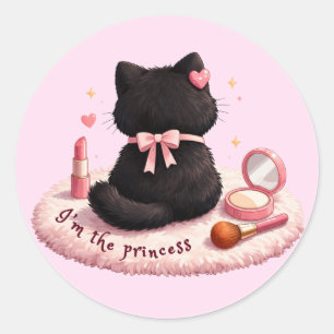 I'm the Princess Classic Round Sticker