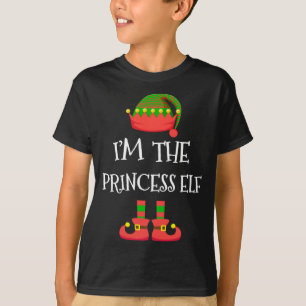 I'M THE Princess ELF Christmas Xmas Funny Elf Cost T-Shirt