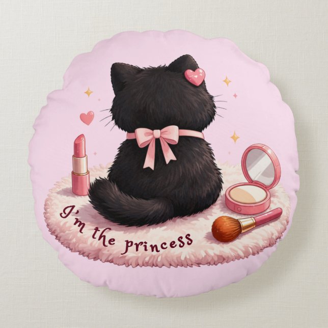 I'm the Princess Round Cushion (Front)